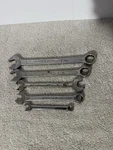 Vintage Bonney Usa Combination Wrenches Lot 5PC Sae + Metric Tools. Fixed Price $20.00.