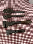 4 Piece Lot-one Vintage Pipe Three Monkey Style Wrenches. Fixed Price $30.00.