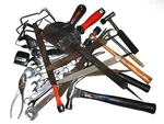 Vintage Tools Mixed Lot Files Crescent Combination Wrenches Hammers Tape Measure. Fixed Price $71.49.