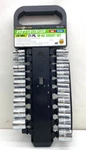 New Pittsburgh 3/8" Drive 20 Pc Socket Set Sae 3/8-7/8, And 13/16, Ratchet, Nos. Fixed Price $29.83.
