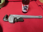 Ridgid 14 Aluminum Pipe Wrench,sticker,usa Avg/gd R5.23.26. Fixed Price $19.87.