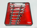 Nos Craftsman Tools 44188 7PC Metric 6MM 19MM Open-end Wrench Set. Fixed Price $59.99.
