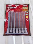 Husky 7-PIECE 3/8" Drive Sae Long Ball End Hex Bit Socket Set. Fixed Price $19.99.