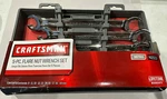 Nos Craftsman Full Polish 5-PC Metric Flare Nut Wrench Set 9MM-18MM 42013. Fixed Price $69.99.