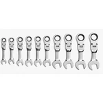 Gearwrench 10 Piece 72-TOOTH 12 Point Stubby Flex Head Ratcheting Combination. Fixed Price $239.46.