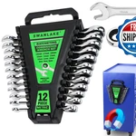 Swanlake Garden Tools 12-PIECE Ratchet Wrench Set Metric 6-18MM. Fixed Price $47.97.