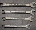Vintage Craftsman 4PC Wrench Set 9/16 5/8 11/16 3/4 -va Series 44695-44701 Usa. Fixed Price $25.00.