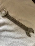 Vintage Bonnie Open End Wrench 1-1/8 And 1-1/4. Fixed Price $12.00.