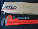 Ridgid 31040 48" Heavy Duty Straight Pipe Wrench, 6" Capacity - Made In Usa. Fixed Price $399.00.