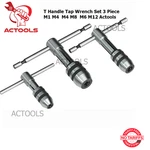 Adjustable T-handle Tap Wrench 3 Pcs Set M1-M4 / M4-M8 M6-M12 Usa Actools. Fixed Price $14.97.