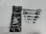 Vintage Sears Craftsman 5-PIECE Offset Box End Ratchet Wrench Sae 4364. Fixed Price $39.19.