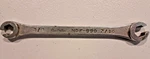 Vintage Britain NDF-550 3/8IN. X 7/16IN. Flare Nut Line Wrench. Fixed Price $9.95.