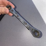 RB1214 Langline 3/8"X7/16" Pt Box Wrench Dbl End 5-1/2" Ratcheting. Fixed Price $10.00.