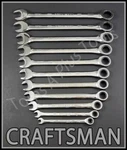 Craftsman Tools 11PC Full Polish 72 Tooth Metric Mm Ratcheting Box Wrench Set. Fixed Price $78.95.