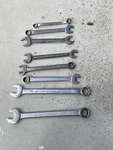 Lot Of 8; 6 Proto Wrench Mixed Usa + New Britain Blue Point Sae. Fixed Price $36.00.