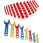 Speedway Aluminum An Fitting Wrench Set & 72 Piece Cap/plug Kit. Fixed Price $100.99.