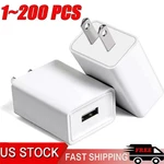Universal 5V 1A Plug Usb Ac Wall Charger Power Adapter For Smart Phone Lot. Fixed Price $272.18.