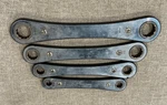 Craftsman 4368 Pc Set Ratcheting Flat Bar Style Box End Wrenches Usa 12 Point. Fixed Price $22.75.