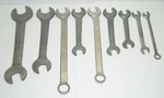 Vintage Williams 10-PIECE Open End Set With Superwrench. Fixed Price $106.80.