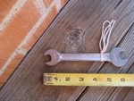 Vintage ** Wizard 14 Mm & 15 Western Auto Metric Open End Wrench H2851 Usa. Fixed Price $16.62.