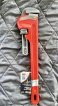 Made In Usa Ridgid 31025 18 Heavy-duty Straight Pipe Wrench -diy. Fixed Price $59.00.