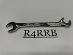 Snap-on Tools Usa New 9/16" Sae Flank Drive Plus 4 Way Angle Head Wrench SVS18A. Fixed Price $64.95.