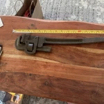 Vintage 14" Inch Pipe Wrench Trimo Drop Forged Usa. Fixed Price $10.19.