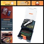 58PC Mini Ratchet Wrench Set, 1/4" Socket & Screwdriver Bit Quick Rel. Fixed Price $45.99.