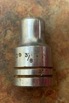 Proto Professional 3/8" Point Shallow Chrome Socket 1/2" Drive 5412 Usa D14*. Fixed Price $9.99.