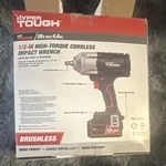 Hyper Tough 1/2-IN High-torque Brushless Impact Wrench 20V 4.0AH Battery. Fixed Price $130.00.