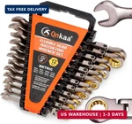 12PC Head Ratcheting Wrench Set METRIC8-19MM Flexible Gear Spanner Tool Kit. Fixed Price $52.19.