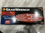 Techops Gearwrench 9 Pc. 12PT. Sae Combo Ratcheting Set 85100DELTA. Fixed Price $180.00.