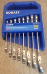 Kobalt 2884740, Sae Flex Box End Ratcheting Combination Piece Wrench Set - New. Fixed Price $34.99.