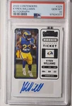 Kyren Williams 2022 Panini Contenders Rookie Ticket Auto Psa 10 Rams Rc Rb. Fixed Price $125.00.