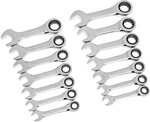 14 Pc. 12 Point Stubby Ratcheting Sae/metric Combination Wrench Set - 85206. Fixed Price $100.18.