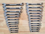 Craftsman 24PCS Wrench Set Sea & Metric 7/8TH-1/4TH 18MM-8MM Used. Fixed Price $99.99.
