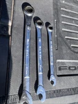 (3) Sears Craftsman Usa Nos Extreme Grip Combination Wrench Metric 12/15/19MM. Fixed Price $39.00.
