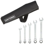 Craftsman Sae Ratcheting Wrench Set, 5 Piece. Fixed Price $51.99.