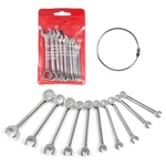 Alladaga Mini Combination Wrench Set, Metric And Small Sae, Silver. Fixed Price $14.76.