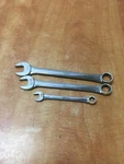 Vintage Jc Penney 3 Piece Combination Wrench Set Made Usa Sae By Sk. Fixed Price $14.99.