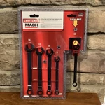 Craftsman Mach Series 5PC. Open End Ratcheting Combo Wrench Set Metric #941564. Fixed Price $25.00.
