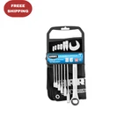 Hart 7-PIECE Sae Ratcheting Wrench Set Chrome Vanadium W/ Pouch Mechanic Tools. Fixed Price $62.20.