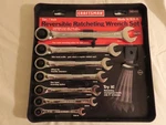 Sears Craftsman Usa 7PC Reversible Ratcheting Wrench Set 42406 New. Fixed Price $120.00.