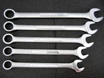Vintage Craftsman 5PC Large Combination Wrench Set -vv- Made Usa. Fixed Price $124.95.