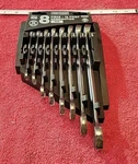 Craftsman 8 Pc 12 Pt Combination Sae Wrench Set 946992 Holder Vtg Usa. Fixed Price $59.95.