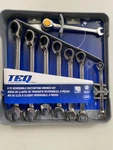 Teq Correct Professional 8-PC Reversible Ratcheting Combination Wrench TP9543. Fixed Price $46.00.