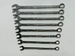 Snap-on Tools Usa 8PC Sae 7/16-7/8" Combination Wrench Set 12 Point. Fixed Price $199.99.