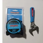 Channellock Code Blue 6IN Steel Adjustable Wrench Ergonomic Grip, 25' Tape W/b. Fixed Price $26.99.