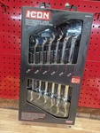 New Icon Metric Professional Large Reversible Ratchet Wrench Set WRRM-6 57992. Fixed Price $148.75.
