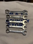 Mac Tools Usa 5PC 12PT Metric 12,13,15,16,19MM Stubby Combination Wrench Set. Fixed Price $99.40.